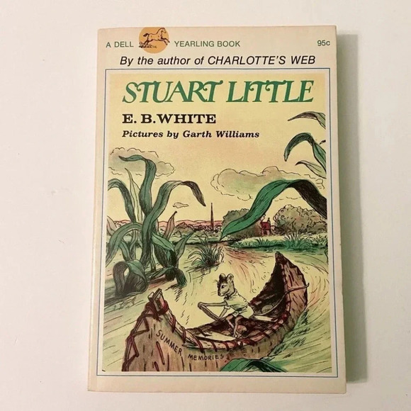 Vintage 1971  Stuart Little Book by E B White A Dell Yearling Book Paperback - Picture 1 of 9